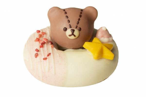 『くまのがっこう』のクリスマス限定ドーナツ、“サンタ帽付き”ジャッキーなどがフロレスタから