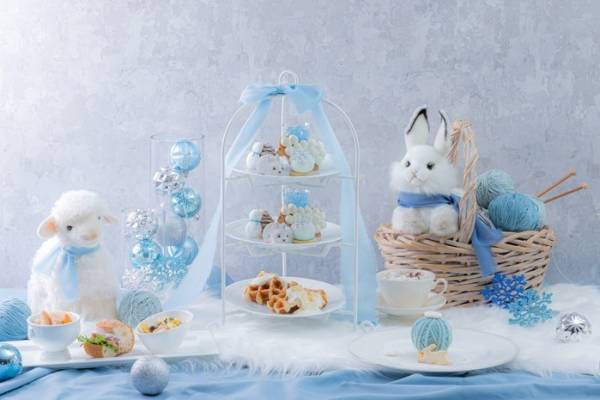 “雪山の動物”着想のアフタヌーンティー、うさぎのマドレーヌ＆ひつじ形クッキーなどが大阪・兵庫で