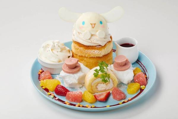 サンリオキャラクターズ“シナモロール”や“ポムポムプリン”のスイーツ、パンケーキ専門店バターで