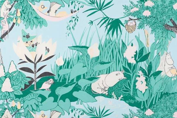 「フィンレイソン展」長崎県美術館で、カラフル原画＆ムーミン柄テキスタイルなど200年の歴史を辿る