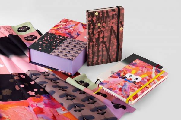 モレスキン“うさぎ”や桜モチーフの新作ノートブック、東アジアのデザイナーとコラボ