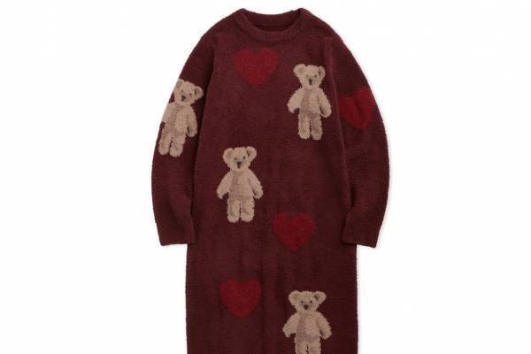 ジェラート ピケ”くま&ハート柄”のクリスマスルームウェア、銀座三越の限定ショップで