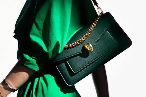 BVLGARI セルペンティ われる カボション クロスボディ ミニバッグ 