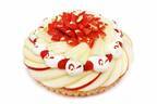 カフェコムサのお正月限定「新春のケーキ」洋梨×苺の”紅白フルーツ”×水引チョコレート