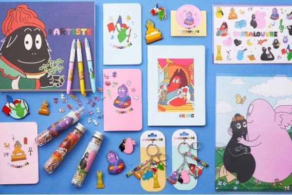 ルーヴル美術館の「バーバパパ」グッズがプラザに、"芸術作品に変身”バーバパパの文房具など