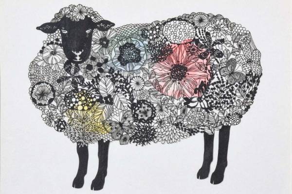 展覧会「日本の切り絵」そごう美術館で - 女性切り絵作家7人の作品約100点を展示