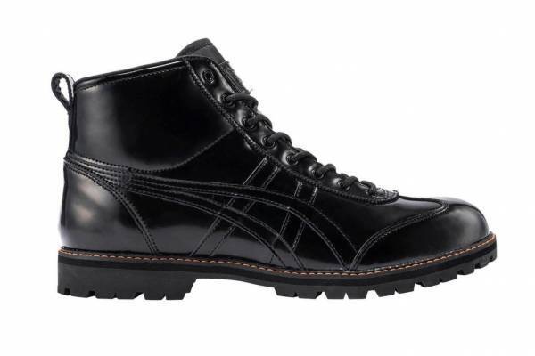 オニツカタイガー“スニーカー×ブーツ”のハイブリッドシューズ、エナメルレザーやスエードで