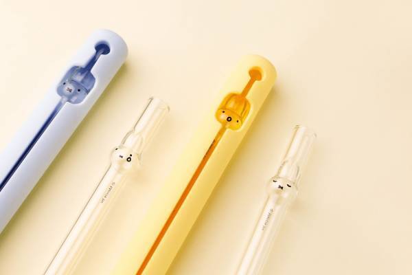 人気「ミッフィー」のガラス製ストローが再び！びっくり顔・なみだ顔など全4種＆シリコンケース付き