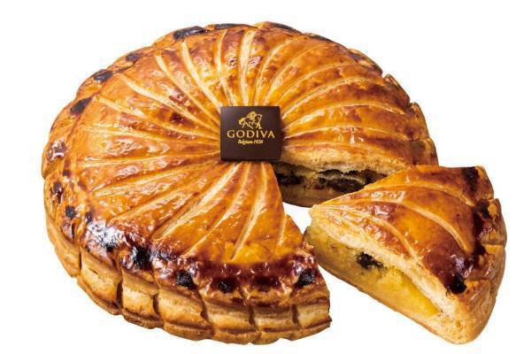 ゴディバから新年を祝うフランスの伝統菓子「ガレット デ ロワ」芳醇なバターとチョコレートが香る一品