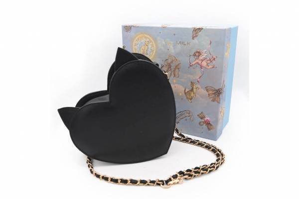 ミルク＆ミルクボーイ“ネコ”モチーフの新作、“猫耳付き”ハート型バッグ＆パフスリーブドレスなど