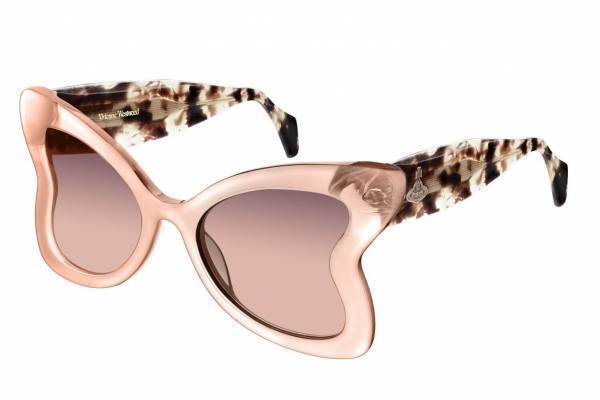 ヴィヴィアン・ウエストウッド23年春夏サングラス、バタフライシルエットやグラデカラーで