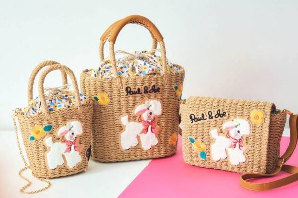 ポール & ジョー アクセソワ23年春夏“もこもこのヒツジ”のかごバッグ＆猫のヌネット柄ボストンなど