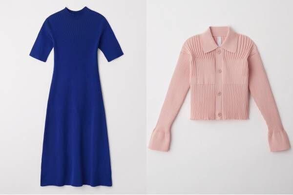 CFCL、鮮やかブルーやペールピンクのニットドレス＆スカート - 東京ミッドタウンの期間限定ストアで