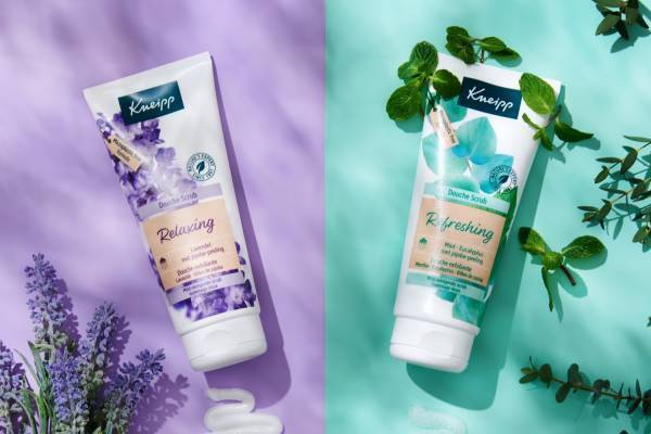 クナイプ夏限定“ミント＆ユーカリの香り”のスクラブ入りボディウォッシュ、ラベンダーの香りも