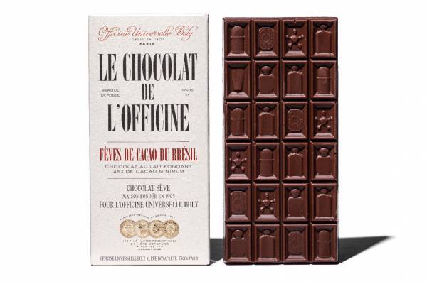 ビュリーから“香水やオイル瓶”モチーフの板チョコ、仏ショコラトリーとコラボ