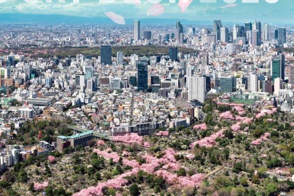 六本木ヒルズ屋上展望台で“天空のお花見”、春イベント「スプリングスカイデッキ 2023」