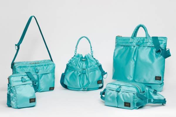 ポーター トウキョウ限定ターコイズバッグ、ルイスレザーズとの“オレンジキルティング”レザーも