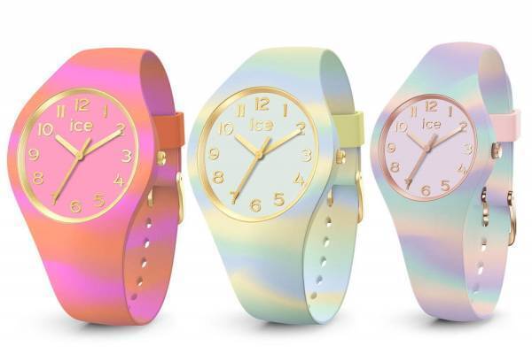 アイスウォッチの新作腕時計「アイス タイアンドダイ」アイスクリームカラーのタイダイ柄