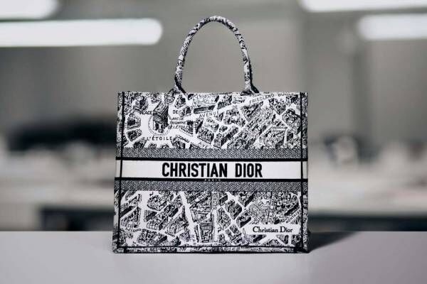 ディオール新作「プラン ドゥ パリ」“パリの街並み”描く「ディオール ブックトート」バッグなど