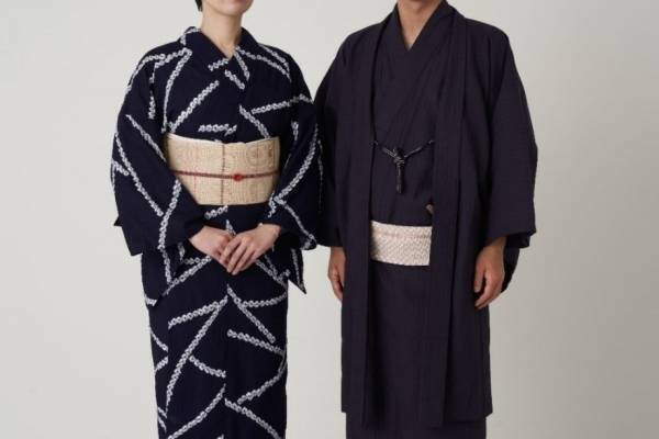 ザ・ヤード23年春夏の新作ゆかた＆夏きもの、“宵の空”を表現した幾何学柄＆ストライプ柄