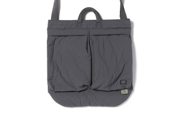 N.ハリウッド テストプロダクト エクスチェンジサービス × ポーター、柔らか素材のヘルメットバッグ