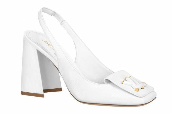 ルイ・ヴィトン新作“エピ・レザー”の艶やかパンプス、「V」シェイプのチャンキーヒールで