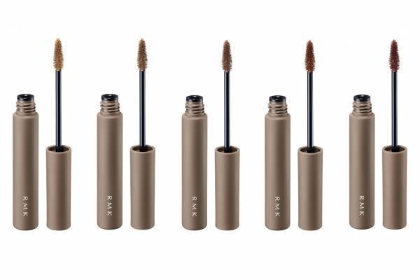 RMK23年夏コスメ、ニュアンスブラウン5色の眉マスカラ＆立体感を与えるクリアカラージェル