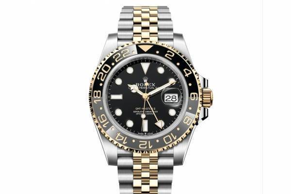 ロレックス「GMT マスター II」23年新作、イエローゴールド×オイスタースチールのコンビモデル