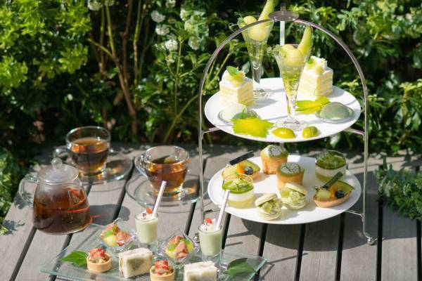 東京マリオットホテルの限定メロンアフタヌーンティー、希少な「千葉アクアメロン」を主役に