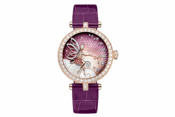 ヴァン クリーフ＆アーペル新作ハイジュエリーウォッチ、夕暮れ時の“妖精”が時を告げる腕時計など