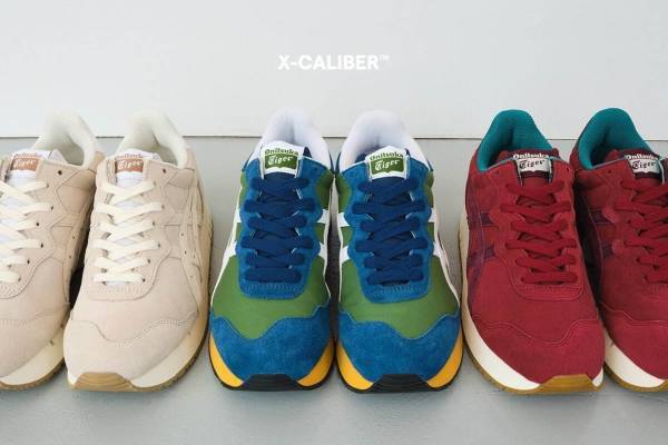 オニツカタイガー“80年代アーカイブシューズ”着想スニーカー、グリーン×イエローやクリーム