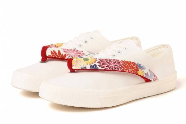 ホールラブキョウト新作「鼻緒シューズ ジャパン」“各都道府県の染織物”を用いた鼻緒全47種