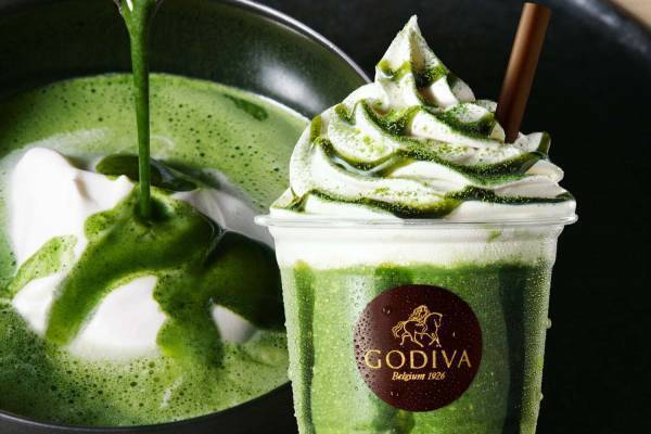 ゴディバ新作「宇治抹茶 ショコリキサー」ホワイトチョコ×宇治抹茶の濃厚チョコレートドリンク