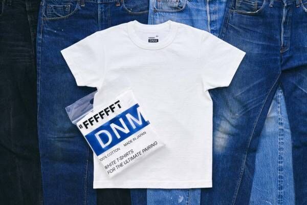 白Tシャツ専門店「#FFFFFFT」初のオリジナル、デニムに合わせる究極の“白T”