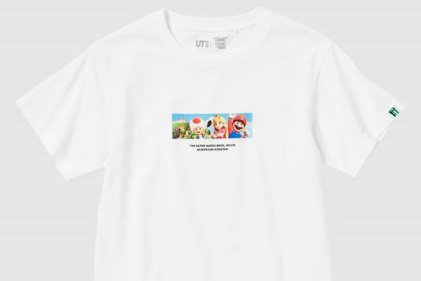 ユニクロ「UT」×映画『ザ・スーパーマリオブラザーズ・ムービー』Tシャツ、マリオの世界観を表現