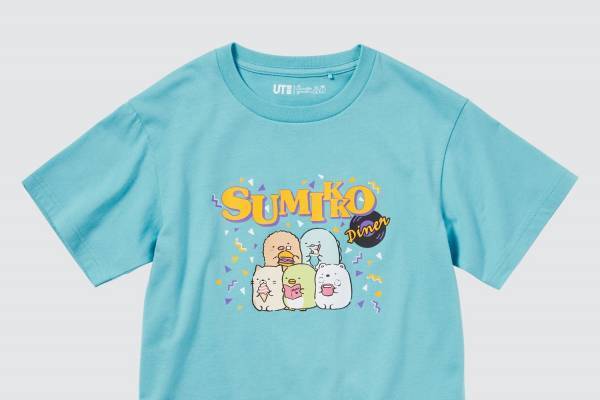 ユニクロ「すみっコぐらし」キッズTシャツ＆リラコ、メロンソーダなどレトロモチーフ×ネオンカラー