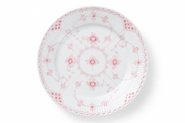 ロイヤル コペンハーゲン“コーラル色レース”のテーブルウェア、リーフ型ディッシュなど