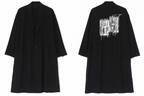 リミ フゥ×河村康輔が初コラボ、フォトコラージュ＆ロゴアートを配した黒ロングジャケットやTシャツ
