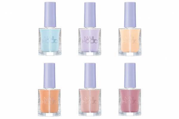 ネイルホリック23年夏ネイル、“海辺の夕暮れ時”着想のオレンジやピンクなどくすみカラー6色