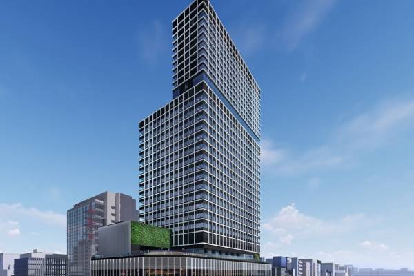 新生「中日ビル」名古屋・栄に2024年春グランドオープン、ショップ・レストラン・ホテルを内包