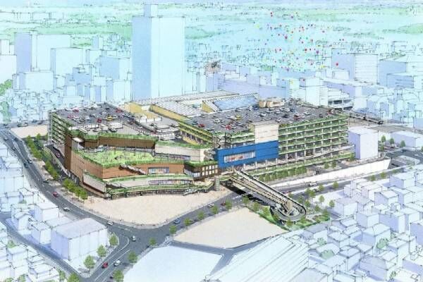 埼玉・所沢駅西口の再開発、150店舗の大規模商業施設が2024年秋に開業