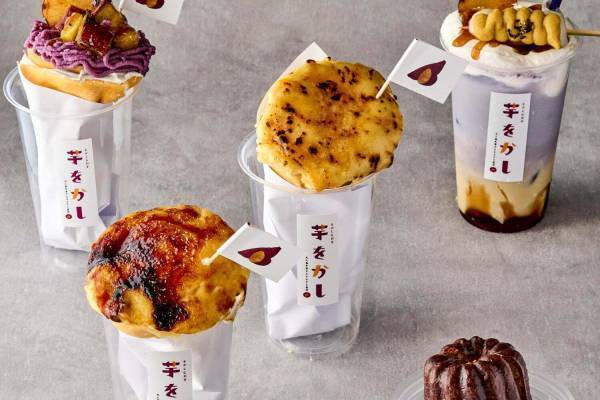 芋スイーツ専門店「をかしなお芋 芋をかし 下北沢」カップ入りブリュレクレープなど夏限定メニュー