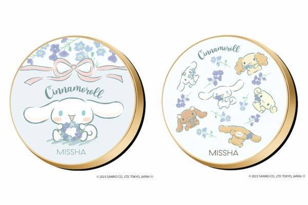 ミシャ人気No.1クッションファンデが「シナモロール」限定デザインに、プロ級セミマット仕上がり