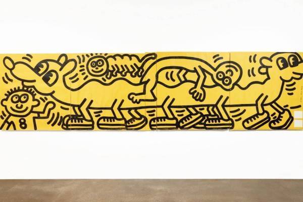 キース・へリングの展覧会が山梨で - 作品を写真や資料と共に紐解く、日本初公開作品も