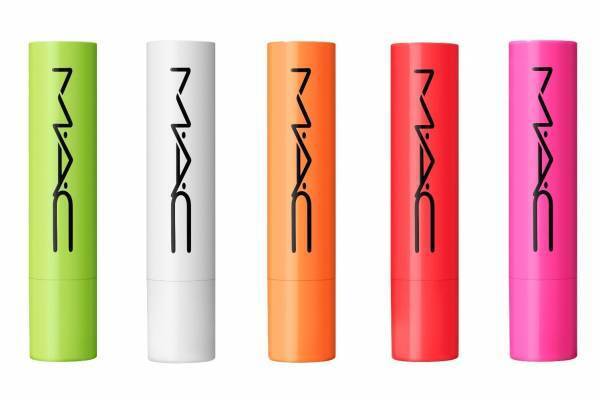 M·A·C23年夏コスメ - “ポップな透け感×ツヤ”の新リップバーム、パープルなど全10色