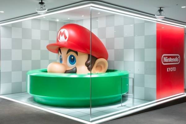 任天堂の新直営店舗「ニンテンドーキョウト」京都髙島屋S.C.内にオープン、マリオのオブジェも