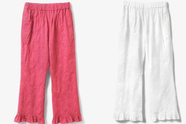 ロドリリオン“モノグラム刺繍”入りフリルパンツ＆トートバッグ、ネペンテス ウーマン限定で