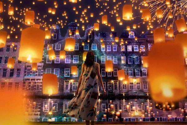 長崎・ハウステンボス「光と運河のサマーフェスティバル」“世界初”水上ランタン＆花火のショーなど