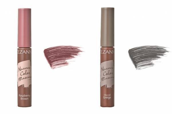セザンヌ23年秋コスメ、目元に彩りを与える「ニュアンスカラーマスカラ」抜け感のある2カラー