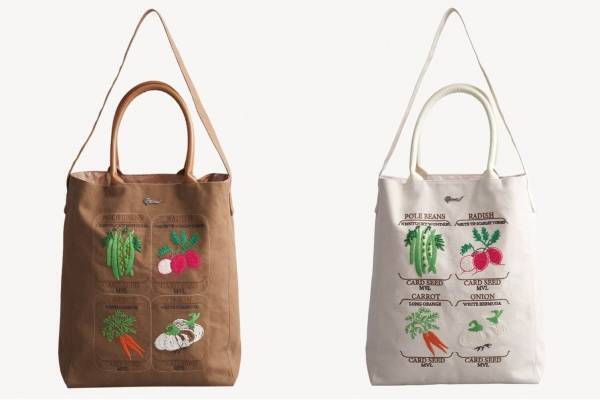 ミュベール新作バッグ、“カードシード”の刺繍入りトート＆“花咲く”デニムキルトバッグ